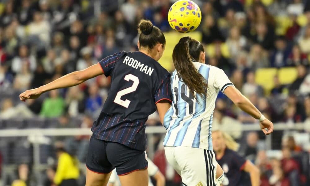 Trinity Rodman exits SheBelieves match against Argentina after hard foul
