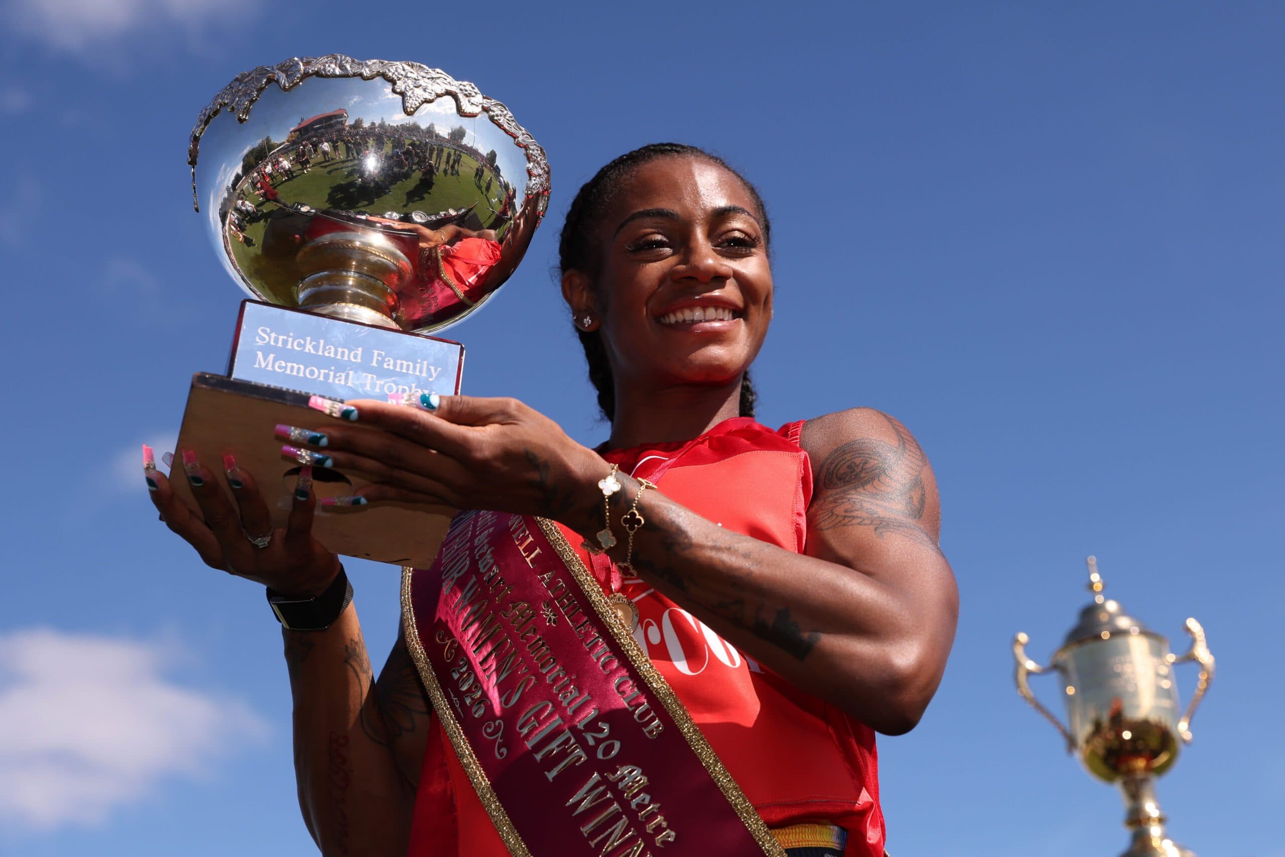U.S. Sprinter Sha’Carri Richardson Storms Back to Win 2026 Stawell Gift