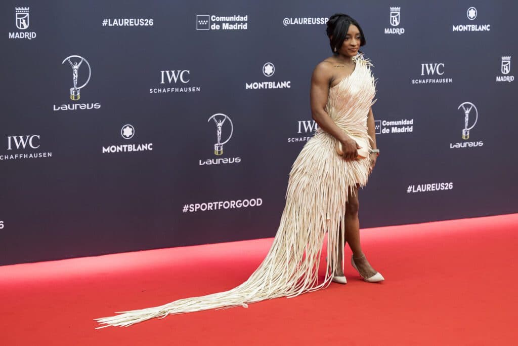 Simone Biles Asks for Privacy at Laureus World Sports Awards 2026 in Madrid