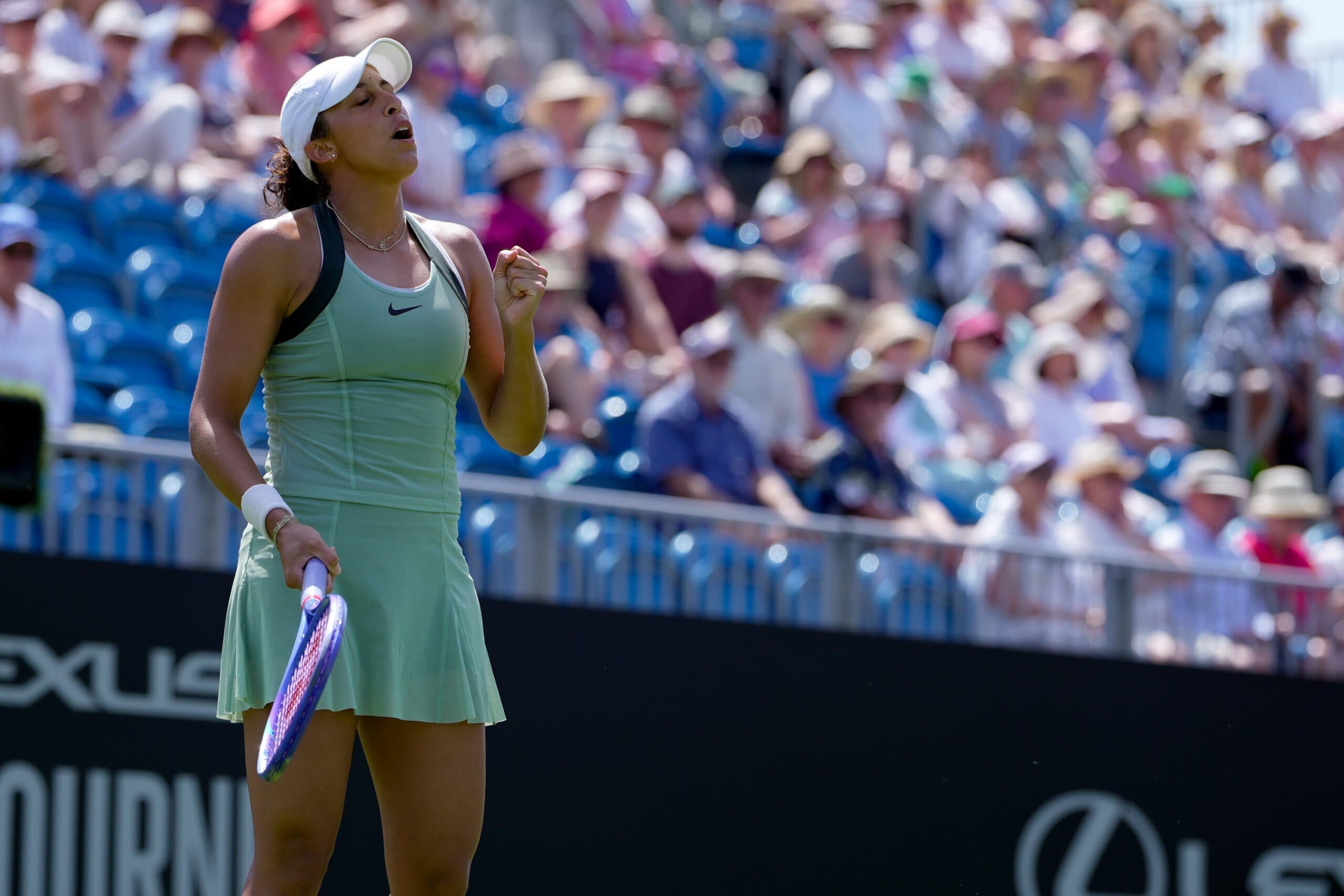 Madison Keys Cruises Past Jessica Bouzas Maneiro at Eastbourne Open