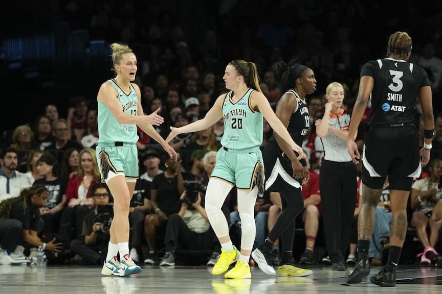Sabrina Ionescu Notches 1st Double-Double of 2026 in Liberty vs Aces Win