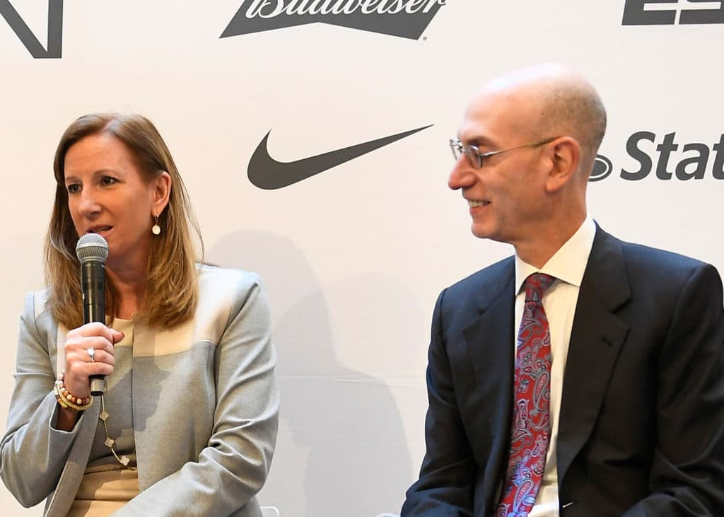 Report: Adam Silver Urged Cathy Engelbert to Hand Down Alyssa Thomas Suspension
